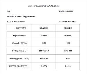 Висококачествен дигиколамин (DGA) CAS 929-06-6 Професионален дистрибутор на доставчик